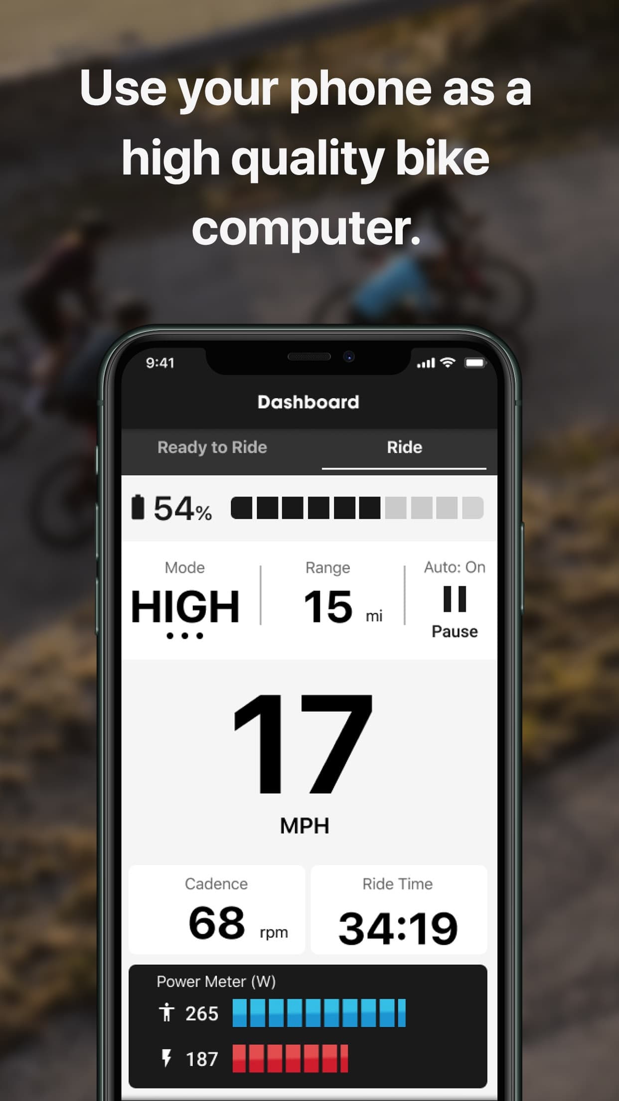 Trek Central ride computer — speed, cadence, power